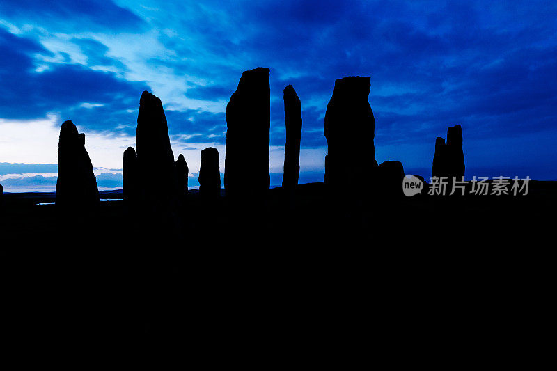Calanais Standing Stones，苏格兰
